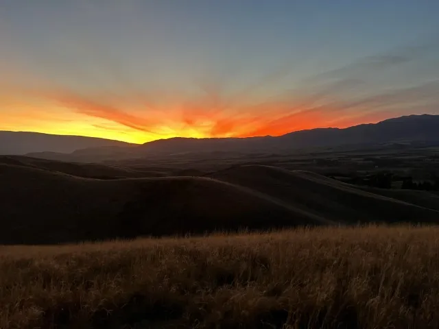 central otago sunset