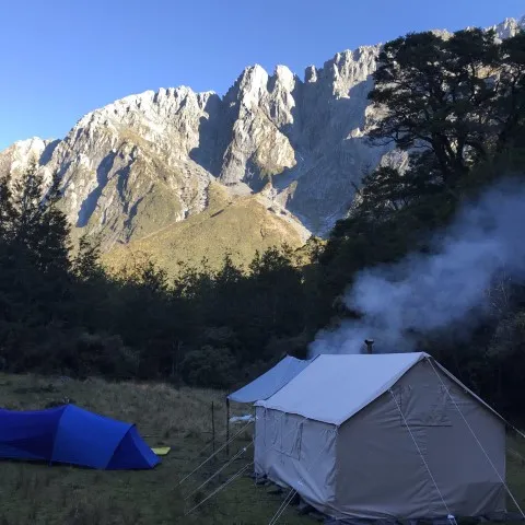 tents for camping on an overnight hunting trip